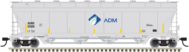 thumbnail image 2 of Microscale HO Scale #MC-5009 ACFX Centerflow Grey Hoppers Decal Set 4650 5250 5701 2 of 5