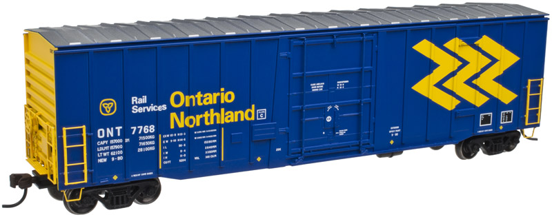 NSC 5111 50' Plug Door Box Car Atlas HO #20002990 Quebec Central Rd #75196 