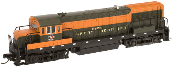 Standard DC Great Northern/GN #2510 Atlas N Scale GE U25B Phase 2b 