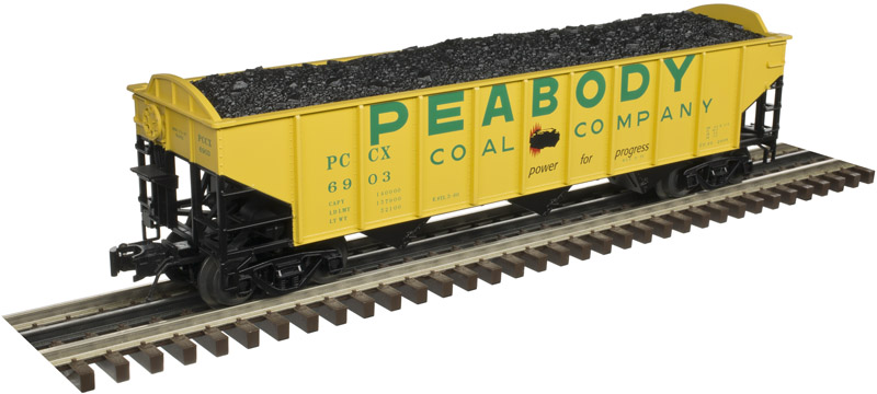 MTH O 3 Rail 70 Ton 3 Bay Hopper Cars With Coal Load Norfolk & Western for sale online 2 