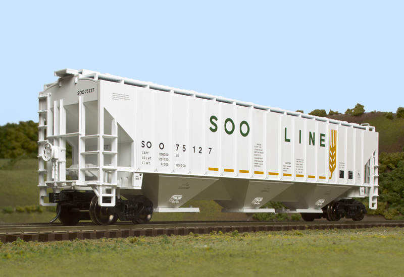 Missing Trucks & Couplers Atlas O Trainman 4750 Hopper Soo Line 